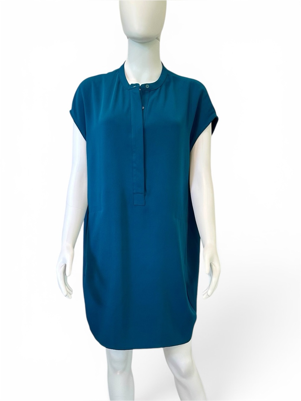 Marc New‎ York Teal Shift Dress Sleeveless 10 Andrew Marc
